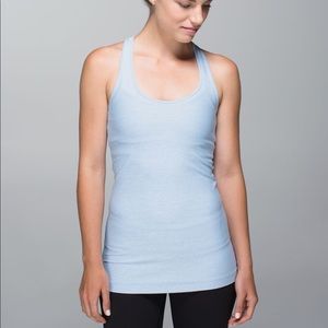 Lululemon Cool Racerback Heathered Blue